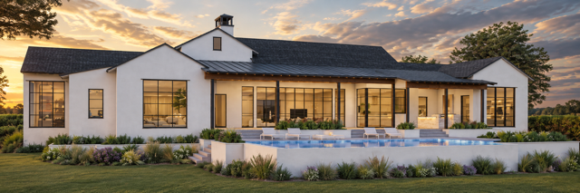 Lakecliff Spicewood rendering of under construction custom home